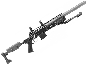 B&T SPR86 Suppressed Precision Rifle 8.6Blk 9.9" SBR, Black w/ Kit