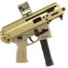 B&T APC9K Pro 9mm 4.3" 30rd Pistol, Coyote Tan w/Aimpoint ACRO P-2 - Glock Lower 3 40